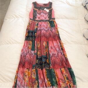 Boho maxi dress from Anthropologie